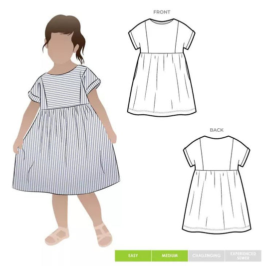 Lacey Kids Knit Dress - homesewn