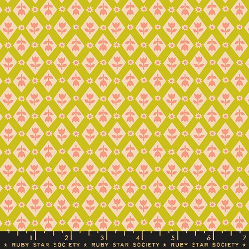 Lattice - Pistachio - Favorite Flowers - homesewn