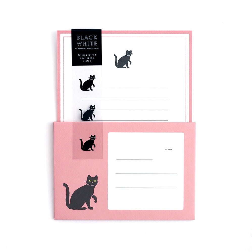 Letter Set - Black Cat - homesewn