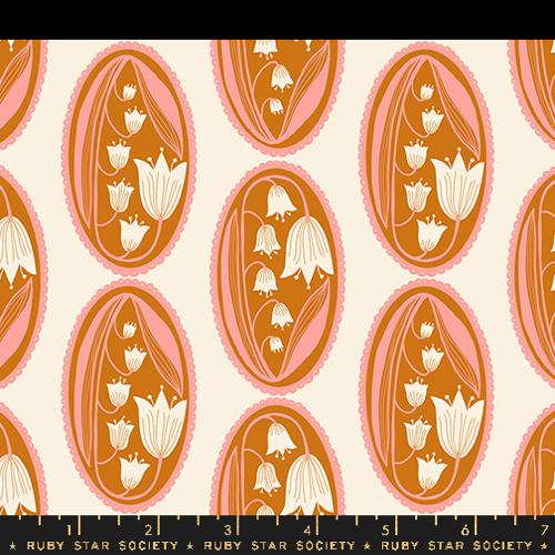 Lily of the Cameo - Natural - Endpaper - homesewn