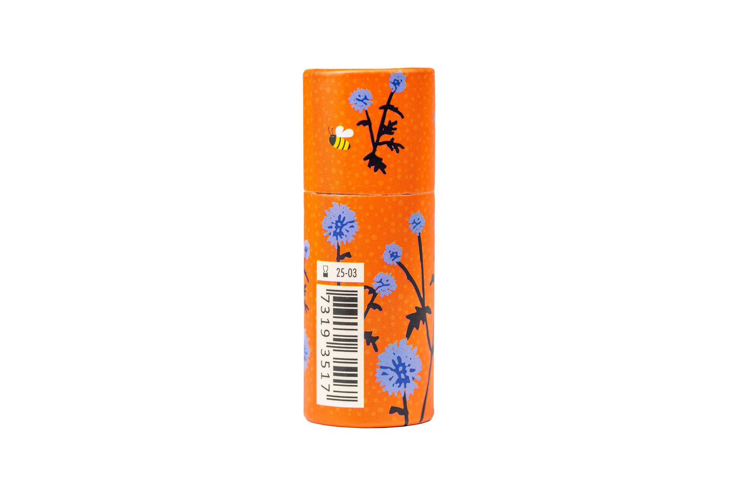 Lip balm - Orange - in paper packaging - homesewn