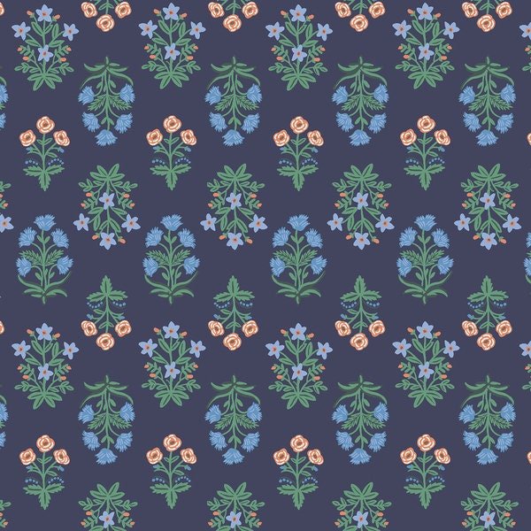 Menagerie Mugal - Navy - Rifle Paper Co. Camont - homesewn