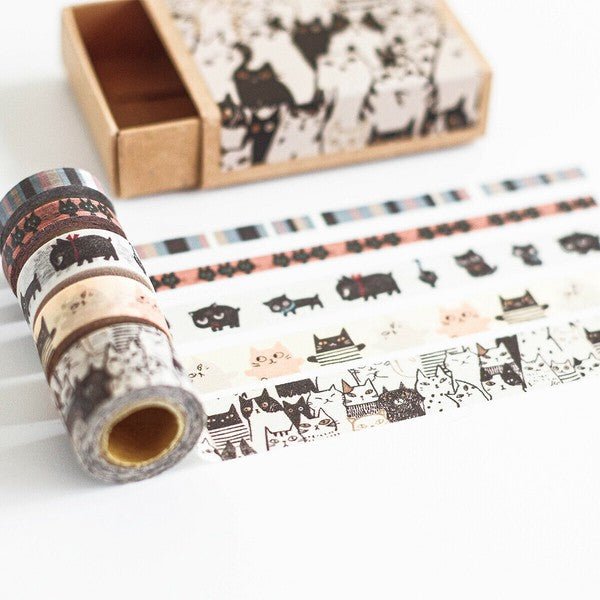 Mini Washi Tapes in a Matchbox - homesewn