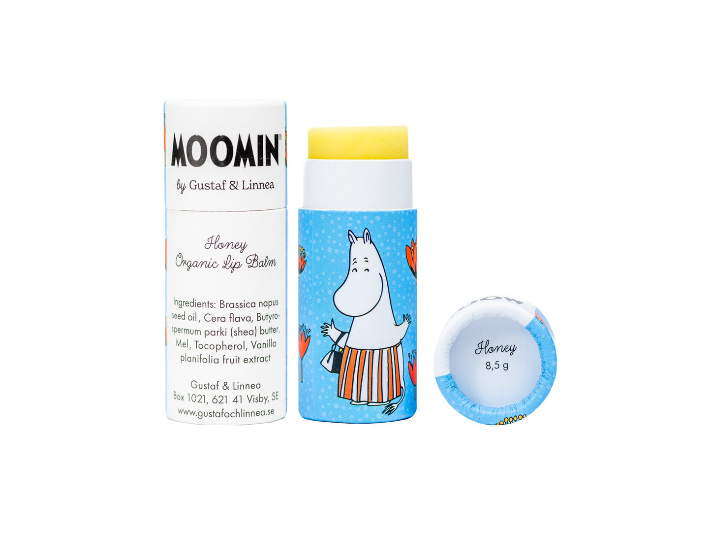 Moomin by G&L - Beeswax Lip Balm with Honey - homesewn