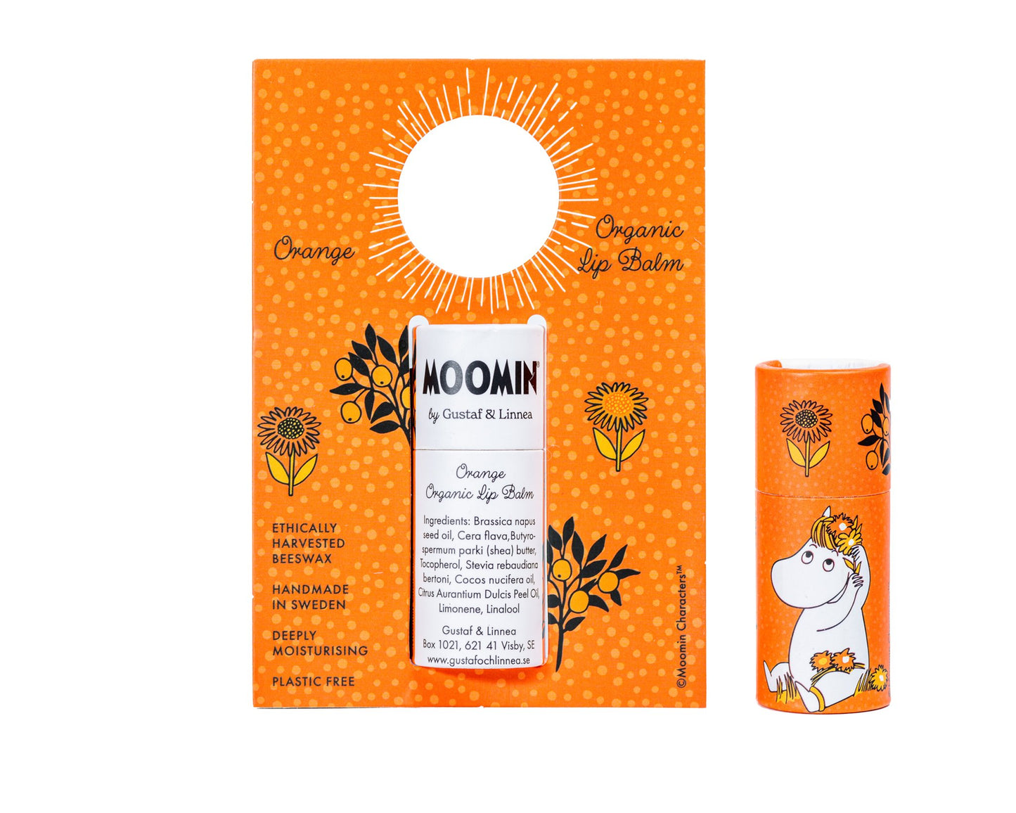 Moomin by G&L - Lip balm with orange flavor - homesewn