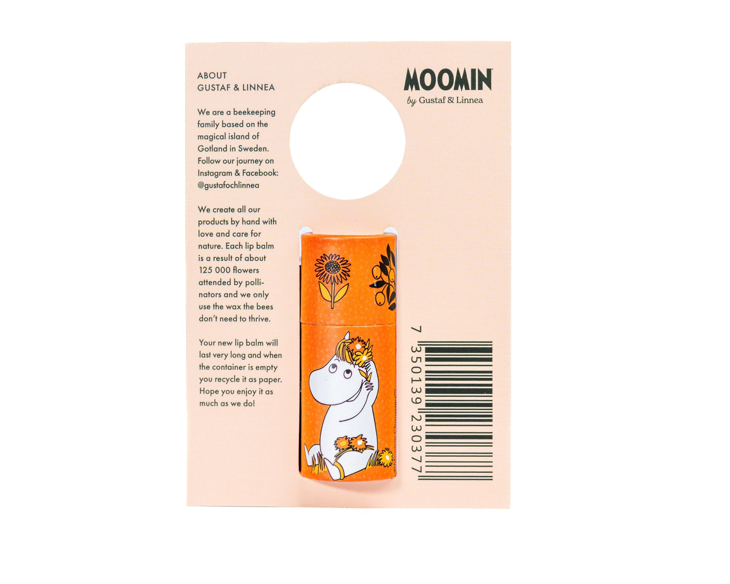 Moomin by G&L - Lip balm with orange flavor - homesewn