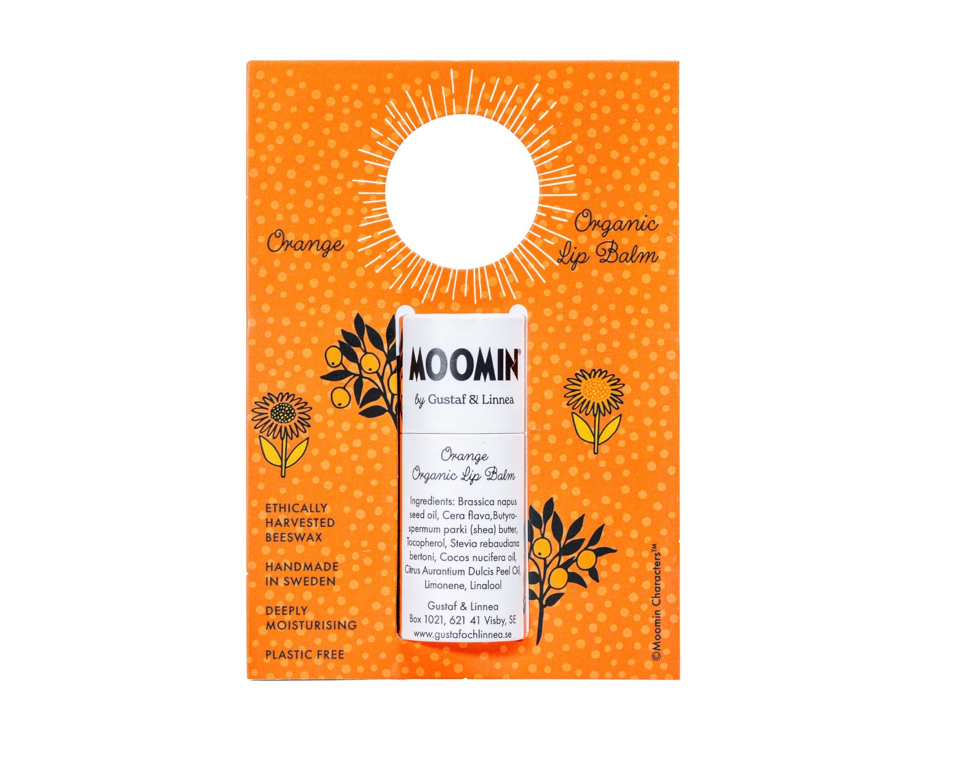 Moomin by G&L - Lip balm with orange flavor - homesewn