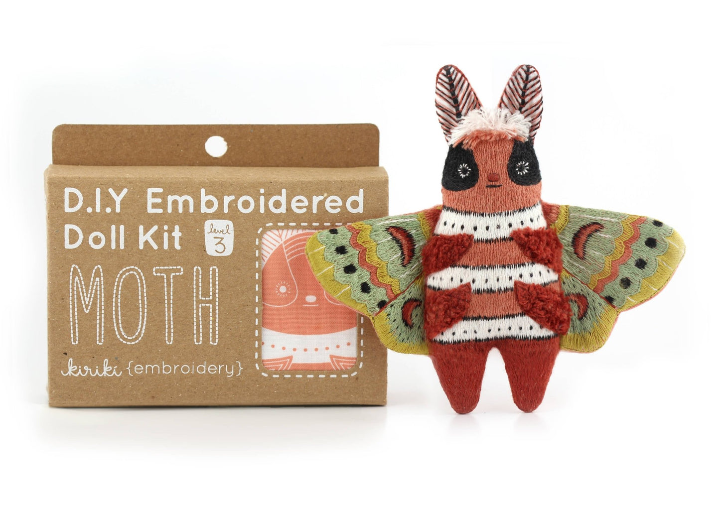 Moth - Embroidery Kit - homesewn