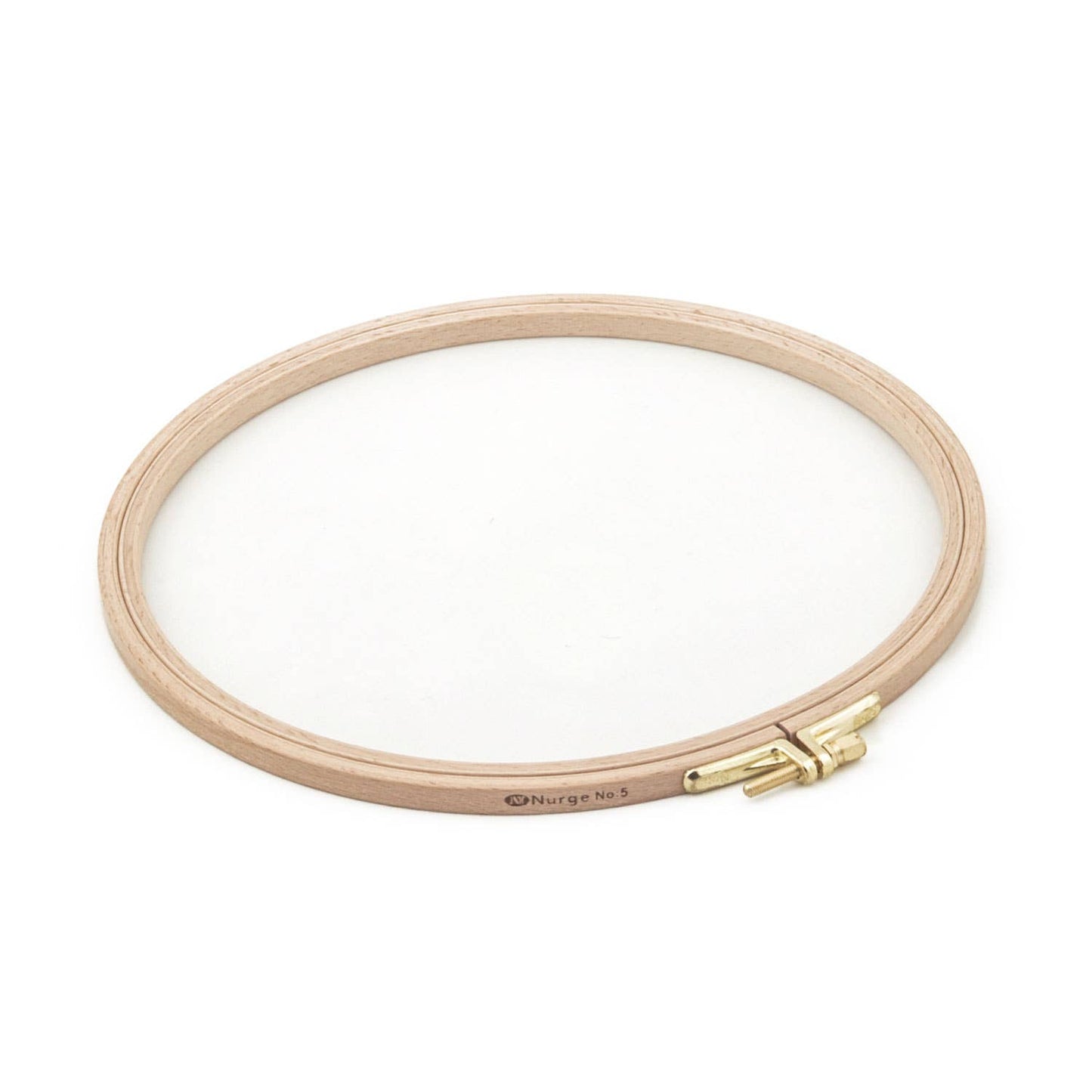 Nurge 8mm (0.31") Beech Screwed Embroidery Hoop - homesewn