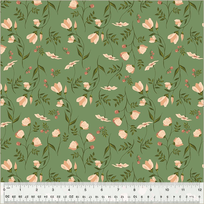 ORGANIC Wildflower - Sage - Under the Canopy - homesewn