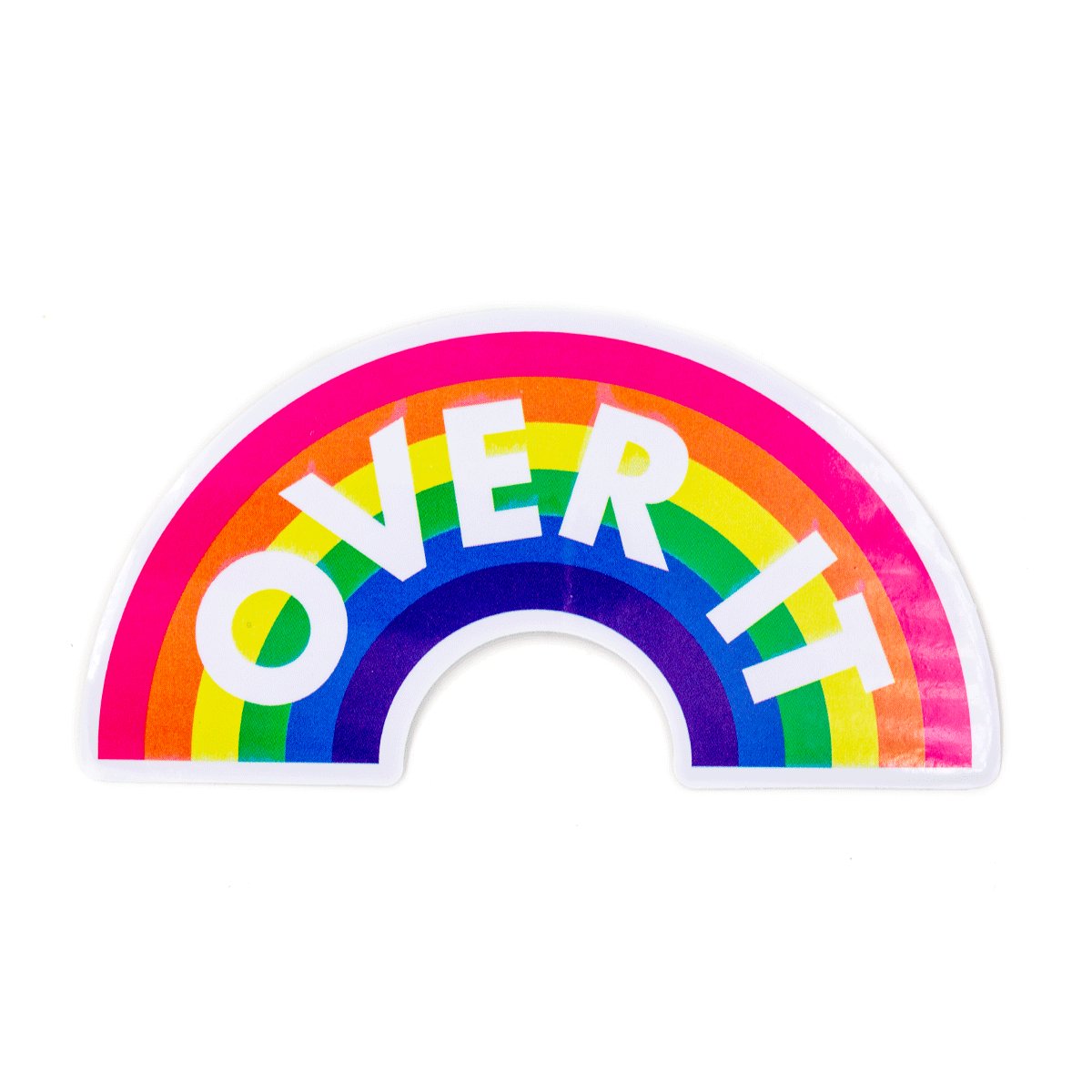 Over It Vinyl Sticker - homesewn