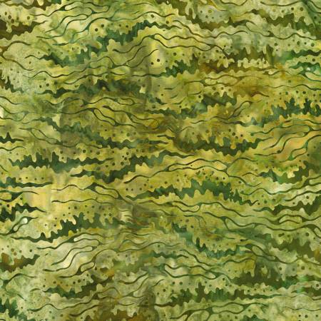 Patterns in Nature Batik - Squiggle Moss - homesewn