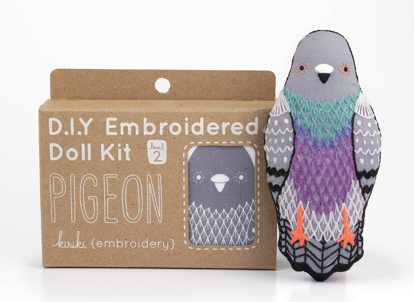 Pigeon - Embroidery Kit - homesewn