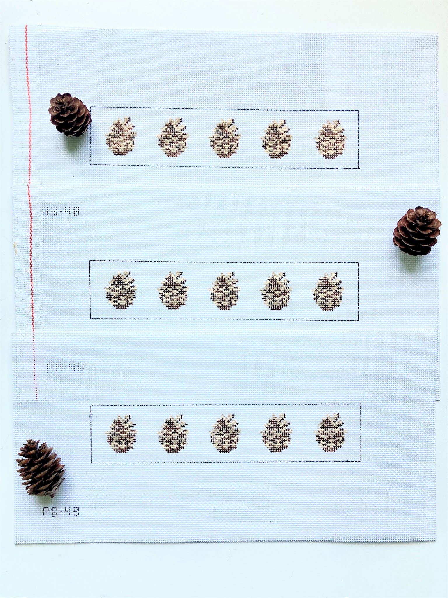 Pinecone Keychain - homesewn