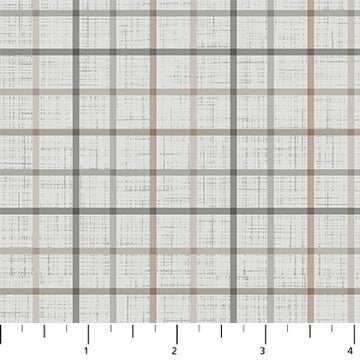 Plaid - Gray - Grasslands - homesewn