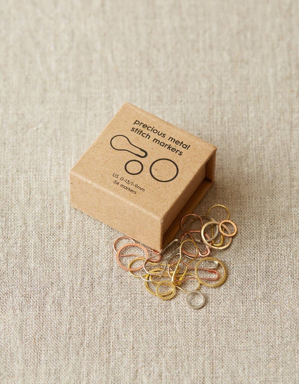 Precious Metal Stitch Markers - homesewn