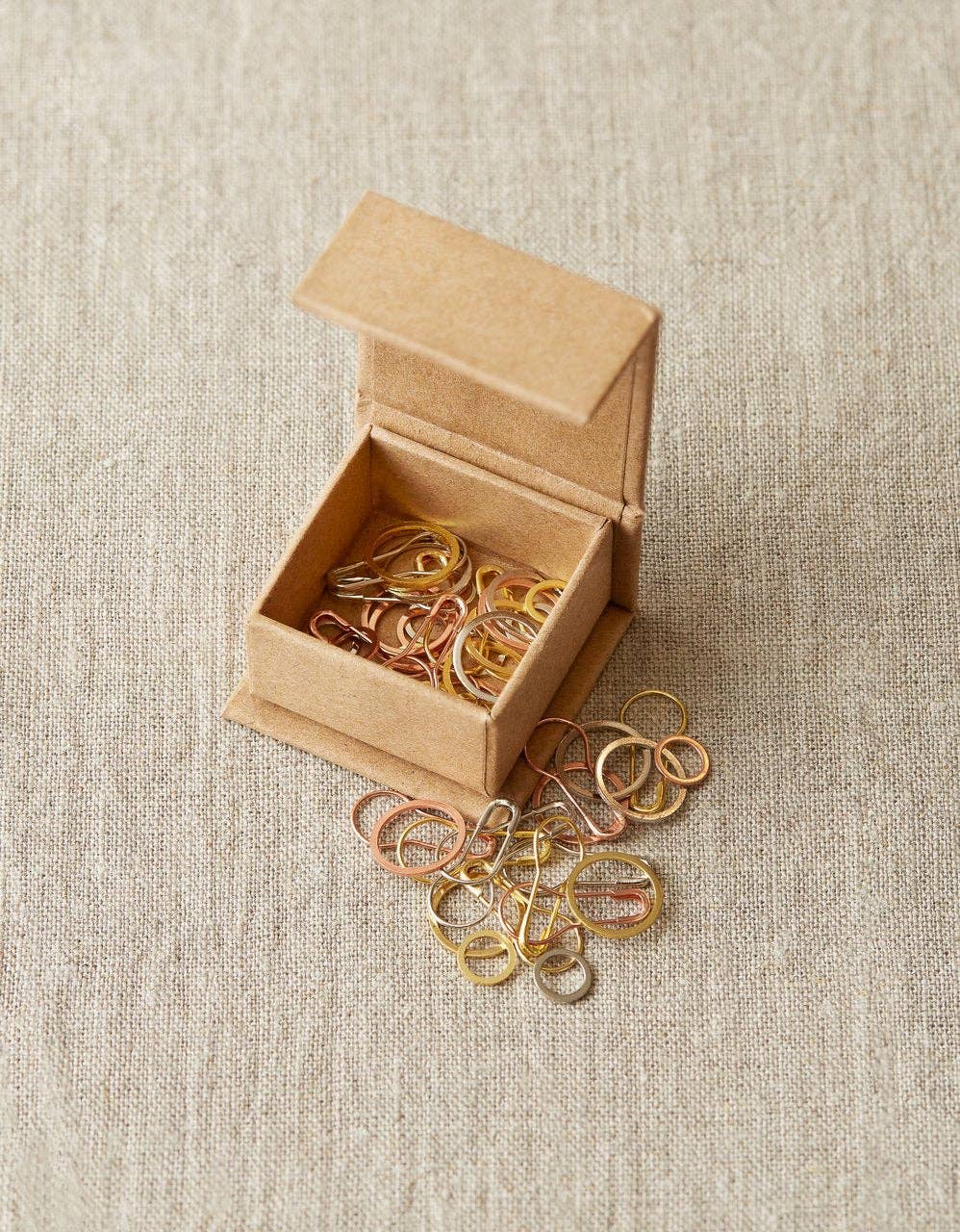 Precious Metal Stitch Markers - homesewn