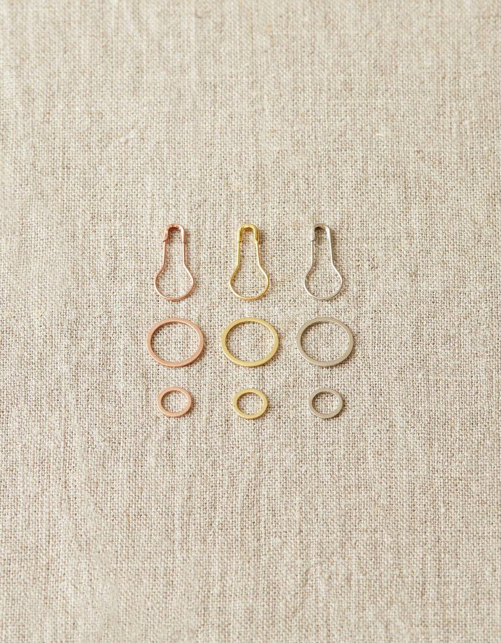 Precious Metal Stitch Markers - homesewn