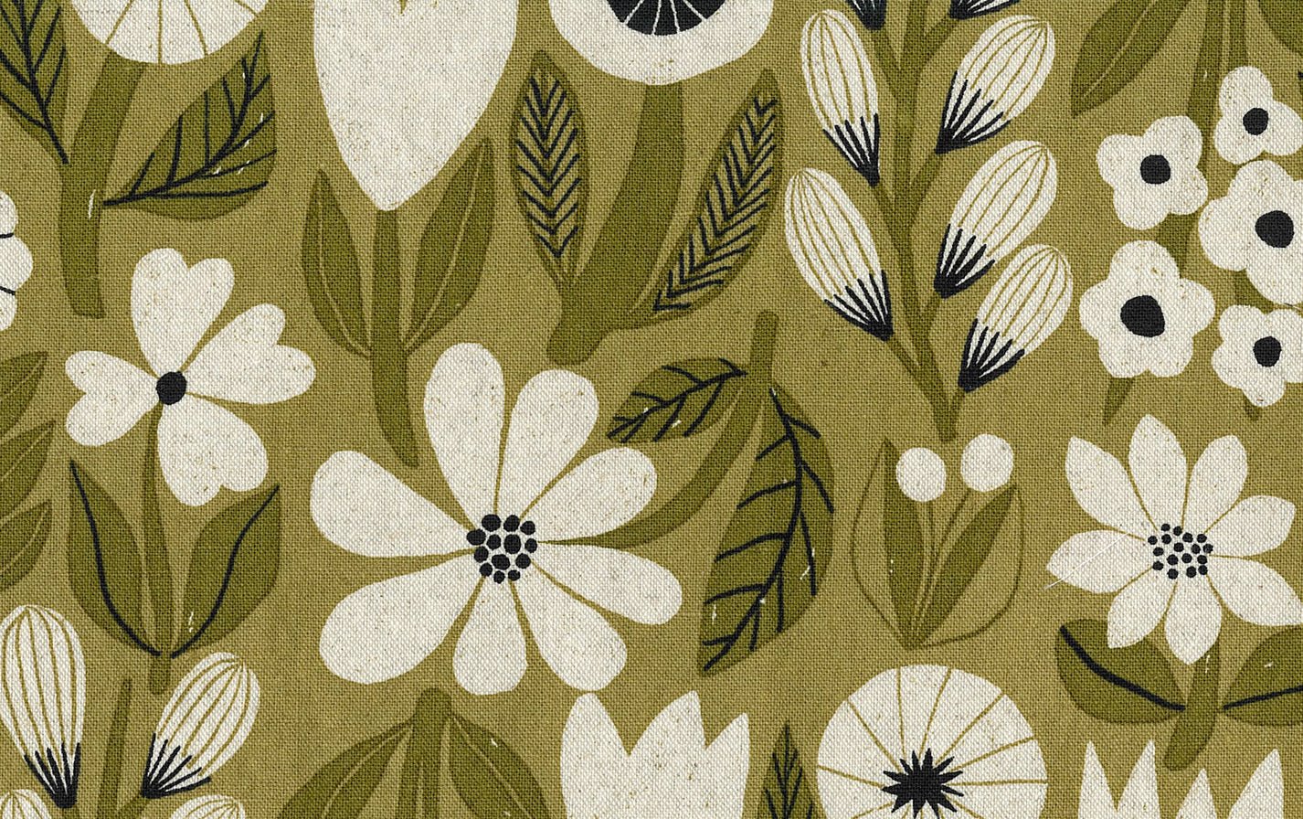 PREORDER Flowers Canvas - Gather by Bookhou - homesewn