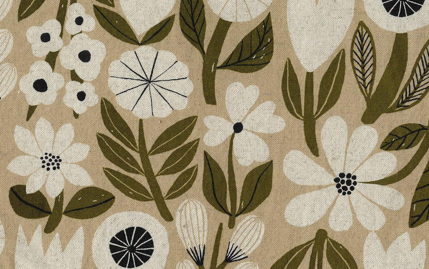 PREORDER Flowers Canvas - Gather by Bookhou - homesewn