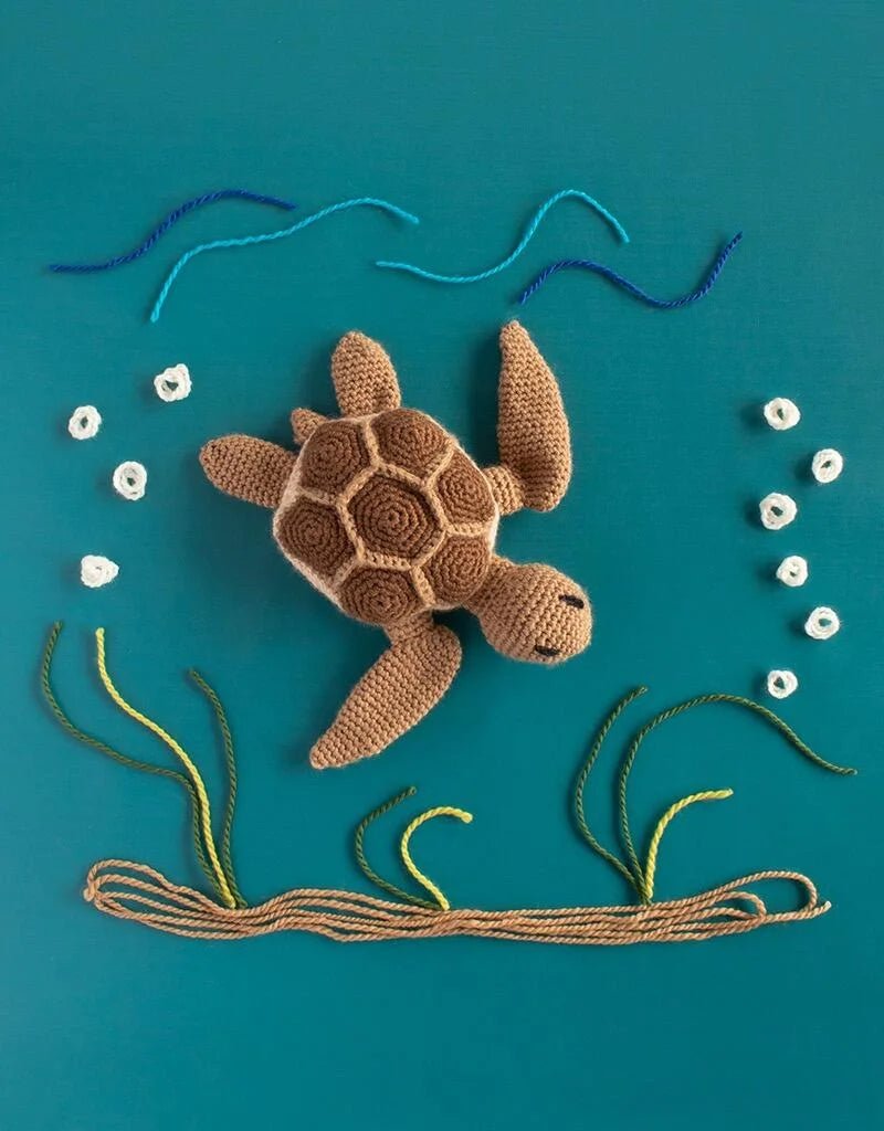 Rebecca the Sea Turtle Crochet Kit - homesewn