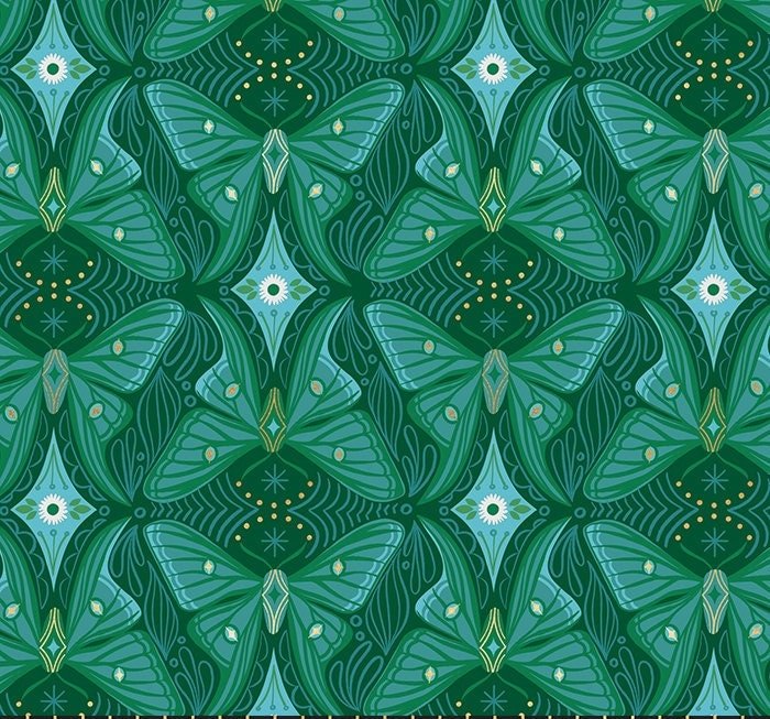 Regalia - Jade METALLIC - Camellia - homesewn