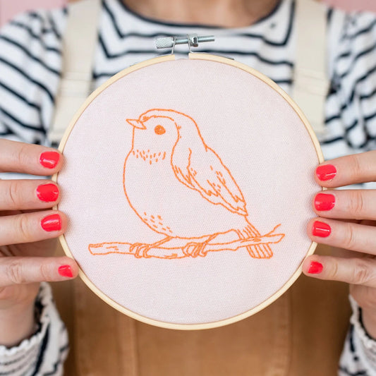 Robin Embroidery Hoop Kit - homesewn