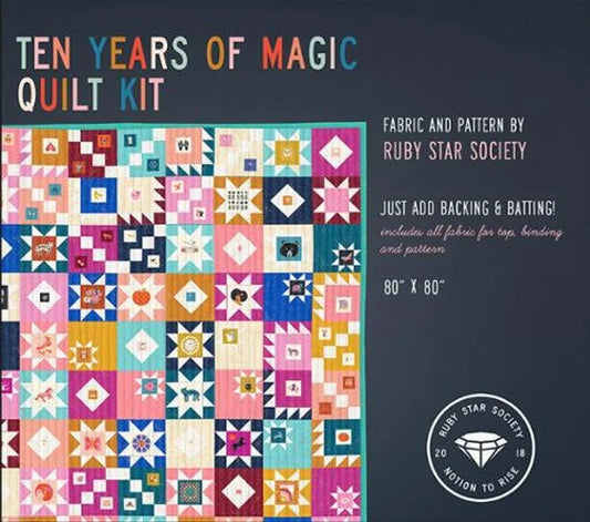 Ruby Star Quilt Kit - 10 Years of Magic - homesewn