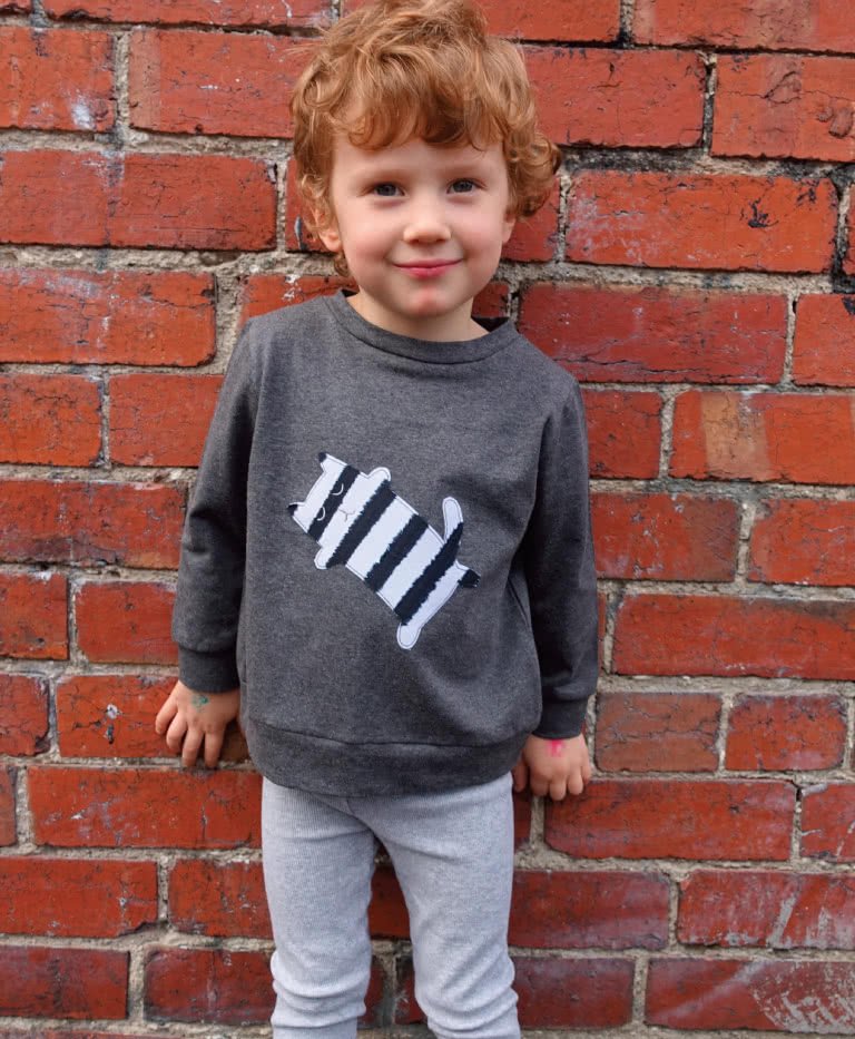 Sammi Sweatshirt Kids - Paper Sewing Pattern - Style Arc - homesewn