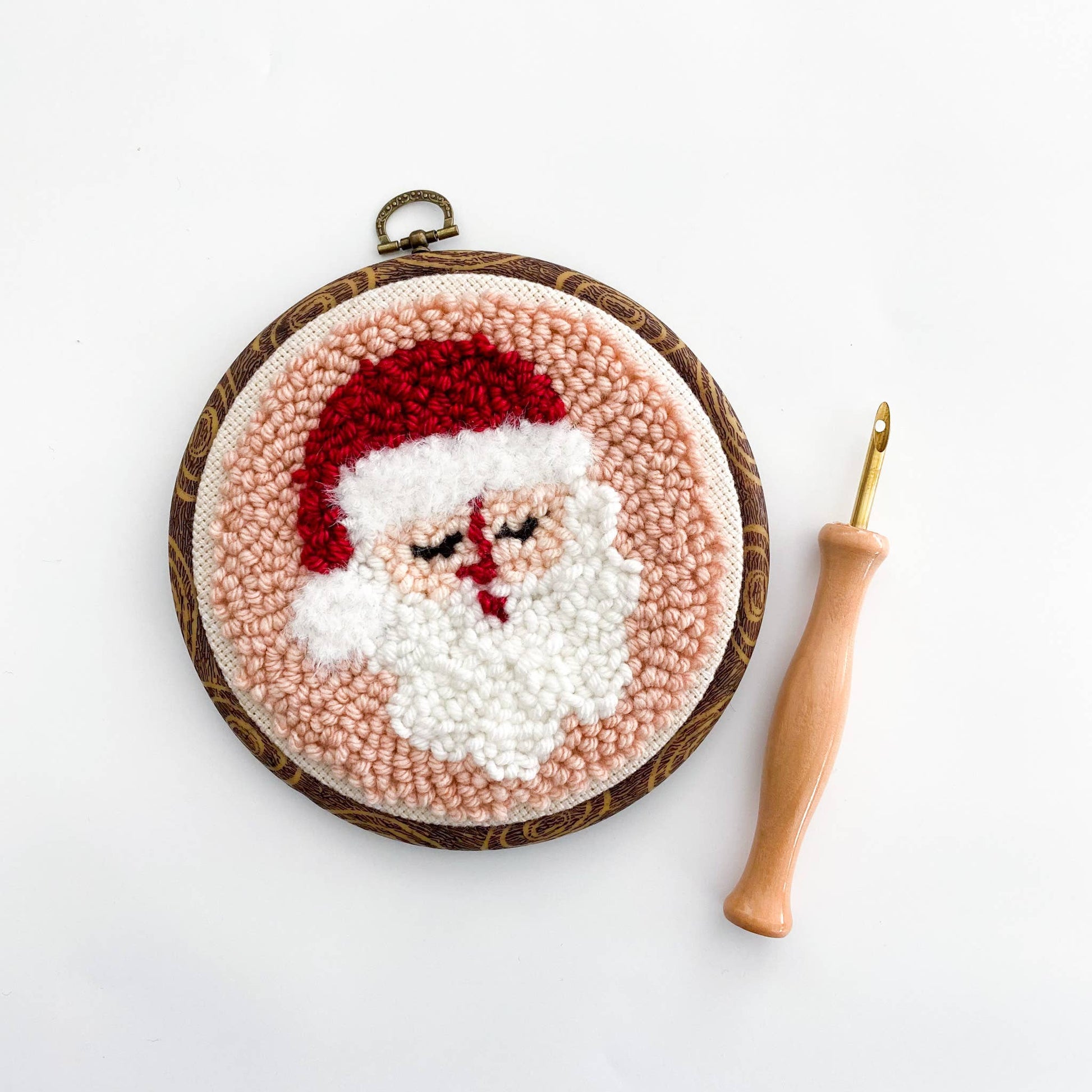 Santa Begin To Punch Needle Kit - homesewn