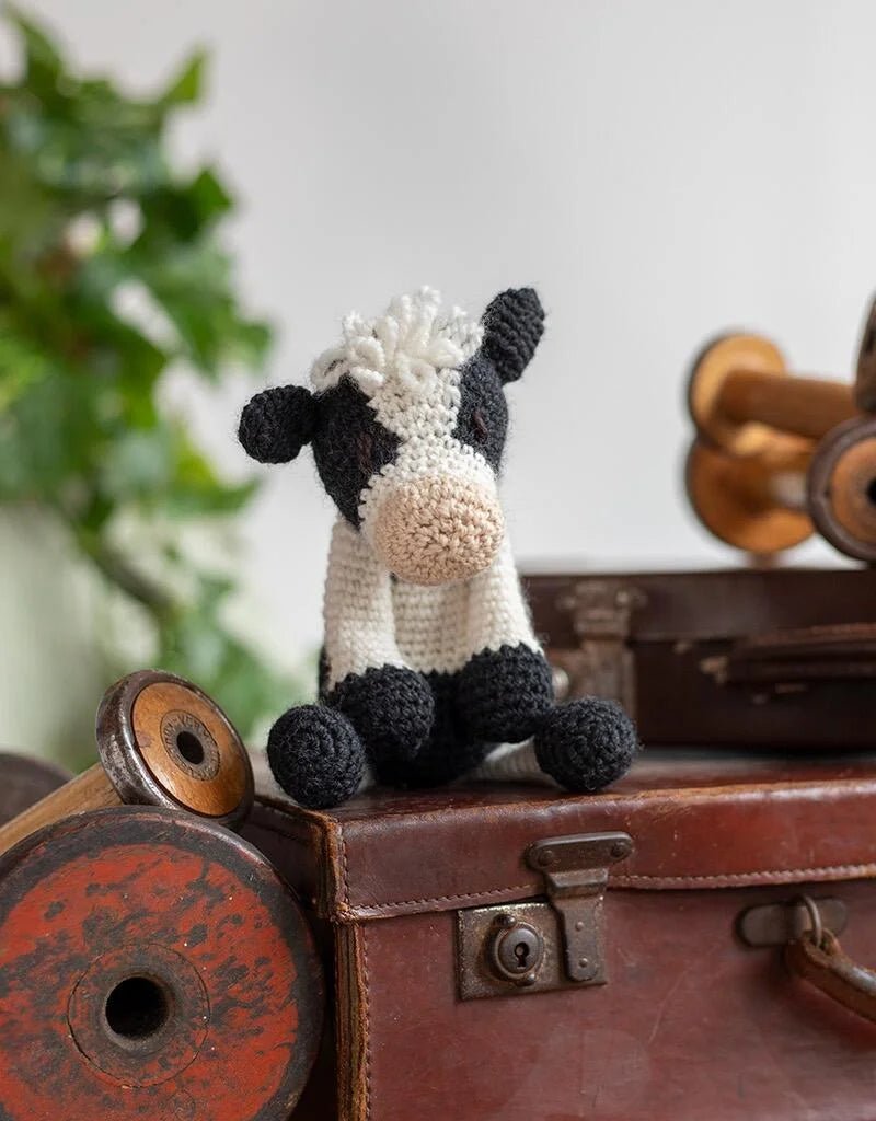 Sarah the Friesian Cow Crochet Kit - homesewn