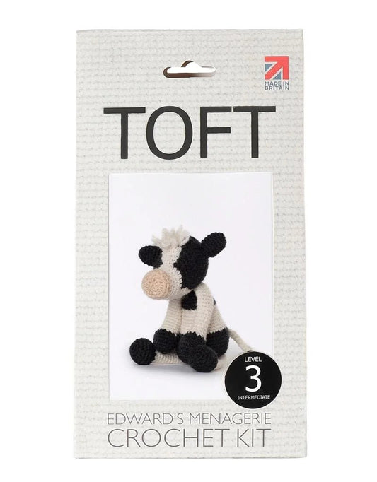 Sarah the Friesian Cow Crochet Kit - homesewn