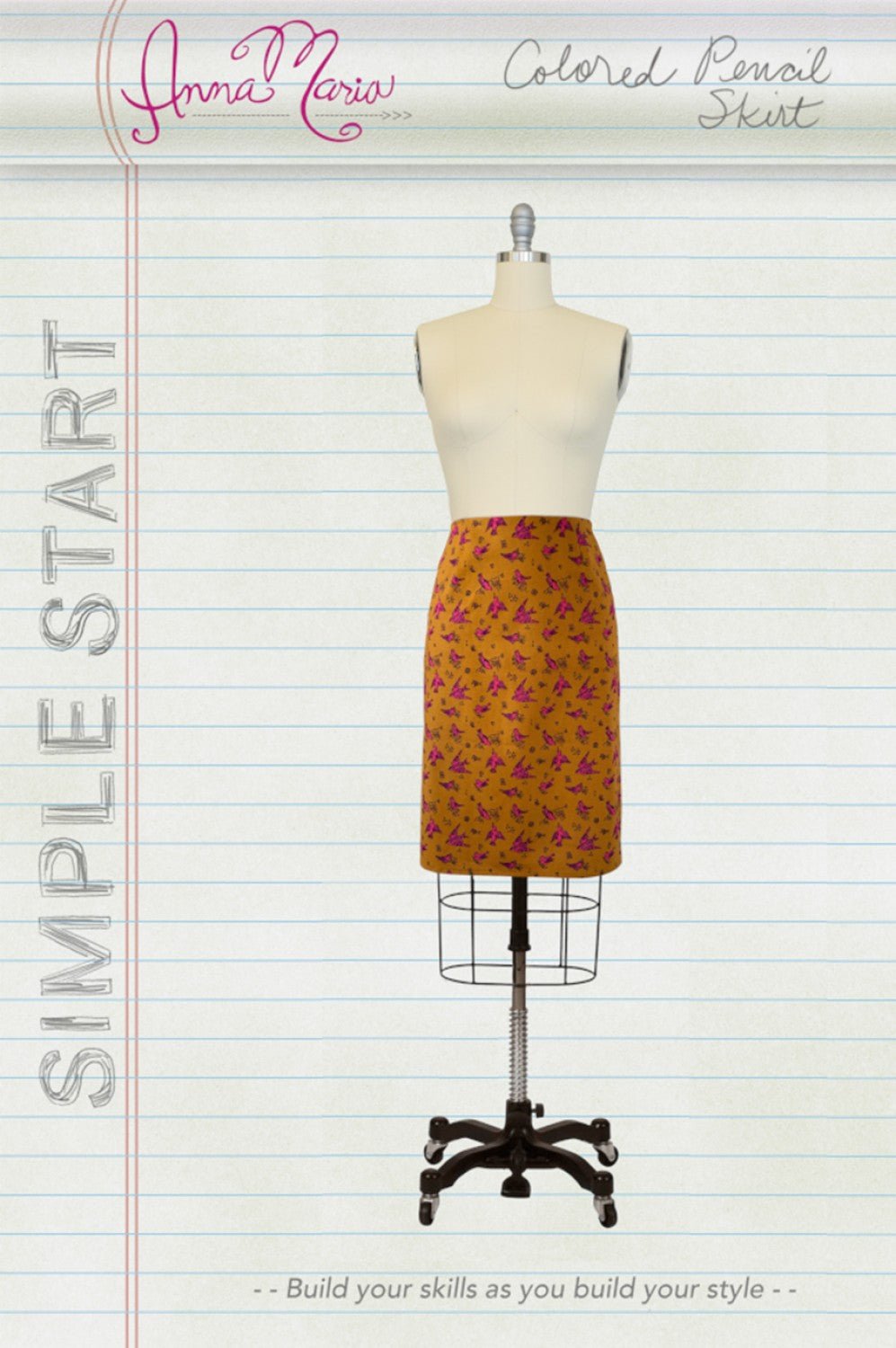 Simple Start Colored Skirt - homesewn