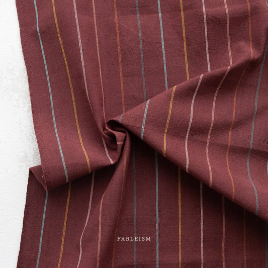 Skinny Stripe - Dusk - Fableism 135gsm - homesewn