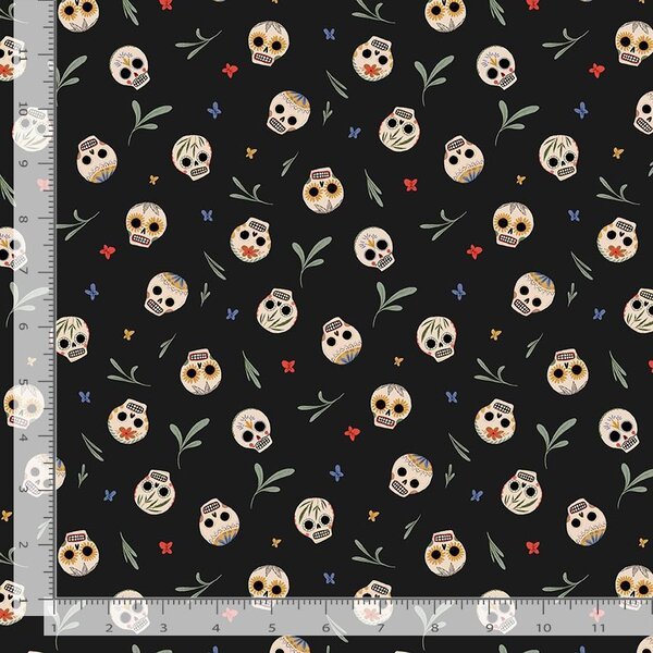 Skulls - Midnight - homesewn