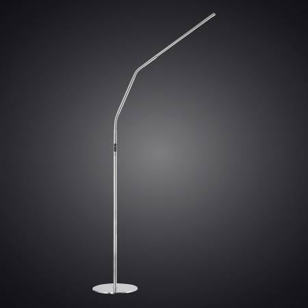 Slimline 4 Floor Lamp - Brushed Steel - homesewn