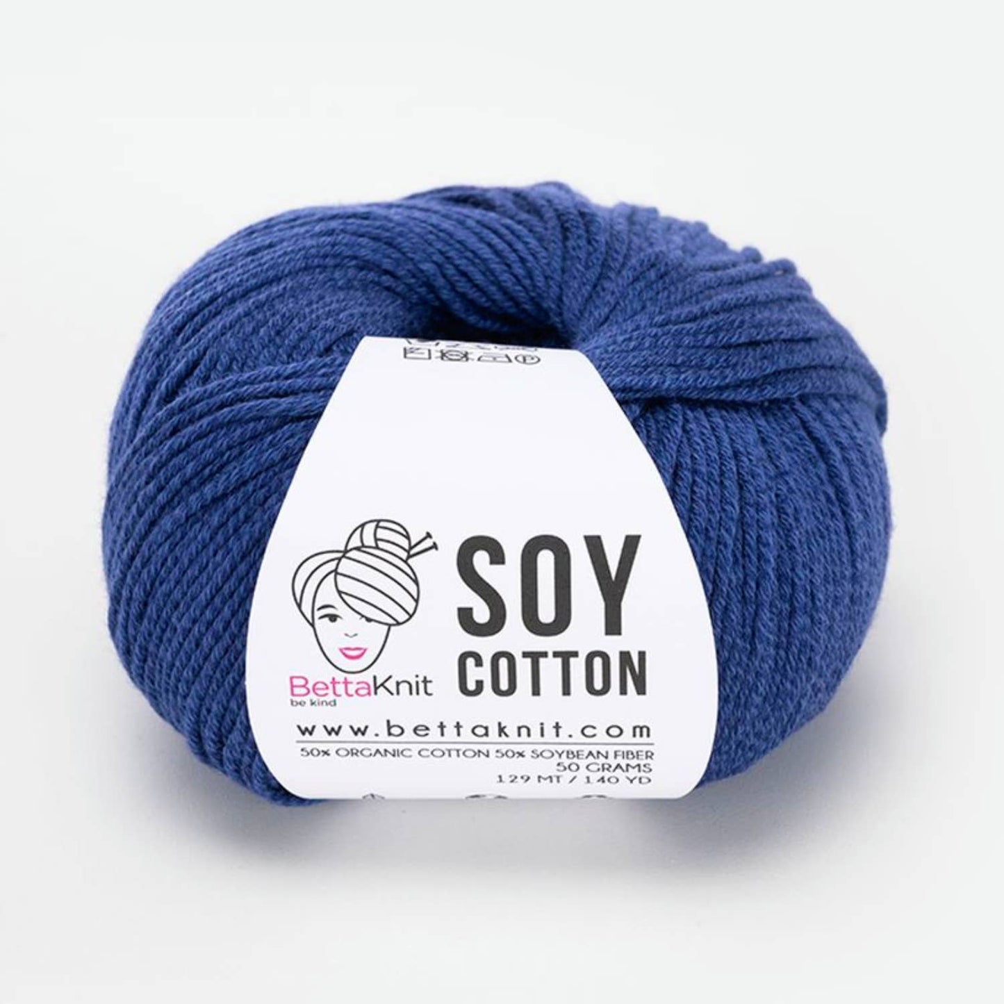 Soy Cotton - Royal Blue - homesewn