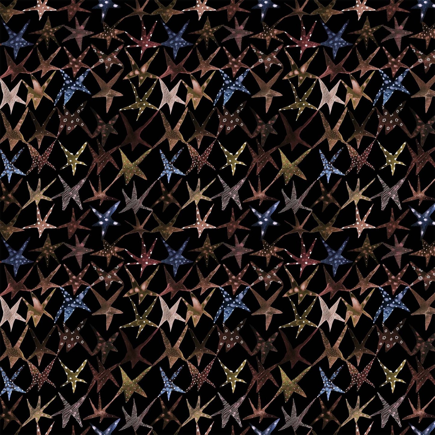 Stars - Black - Galaxies - homesewn