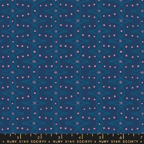 Swerves - Bluebell - Endpaper - homesewn