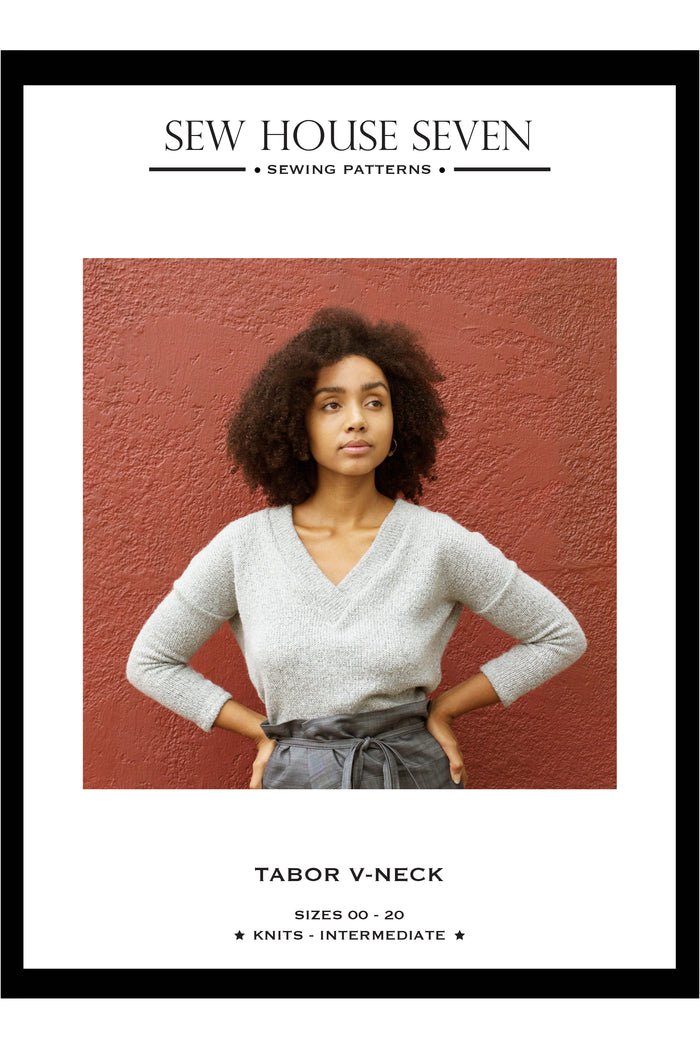 Tabor V - Neck Sewing Pattern - homesewn