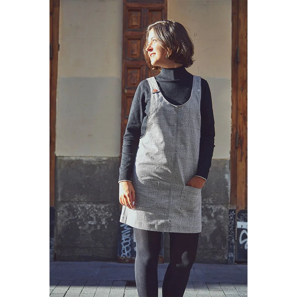 Toronto - Pinafore Dress - Women 32 - 52 - Ikatee Patterns - homesewn