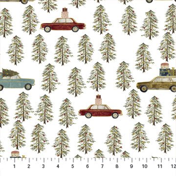 Trees on Cars - Noel - homesewn