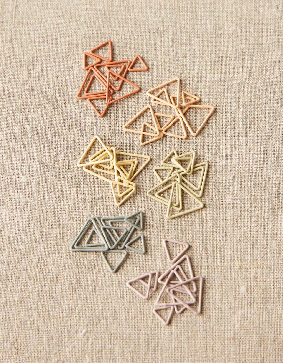 Triangle Stitch Markers - Earth Tones - homesewn