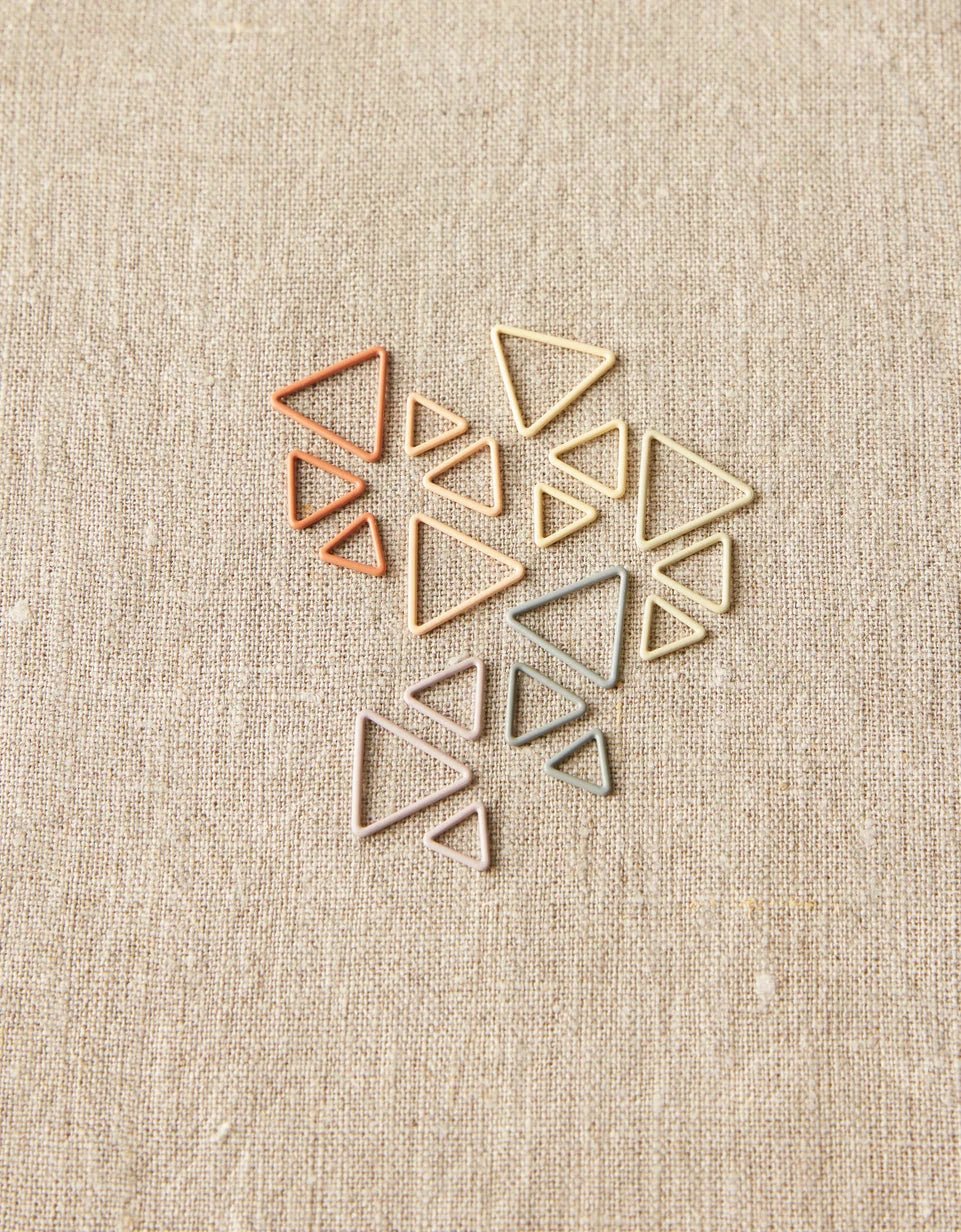 Triangle Stitch Markers - Earth Tones - homesewn