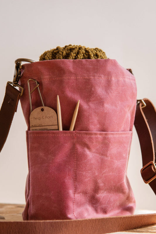 Waxed Canvas Bucket Bag - homesewn