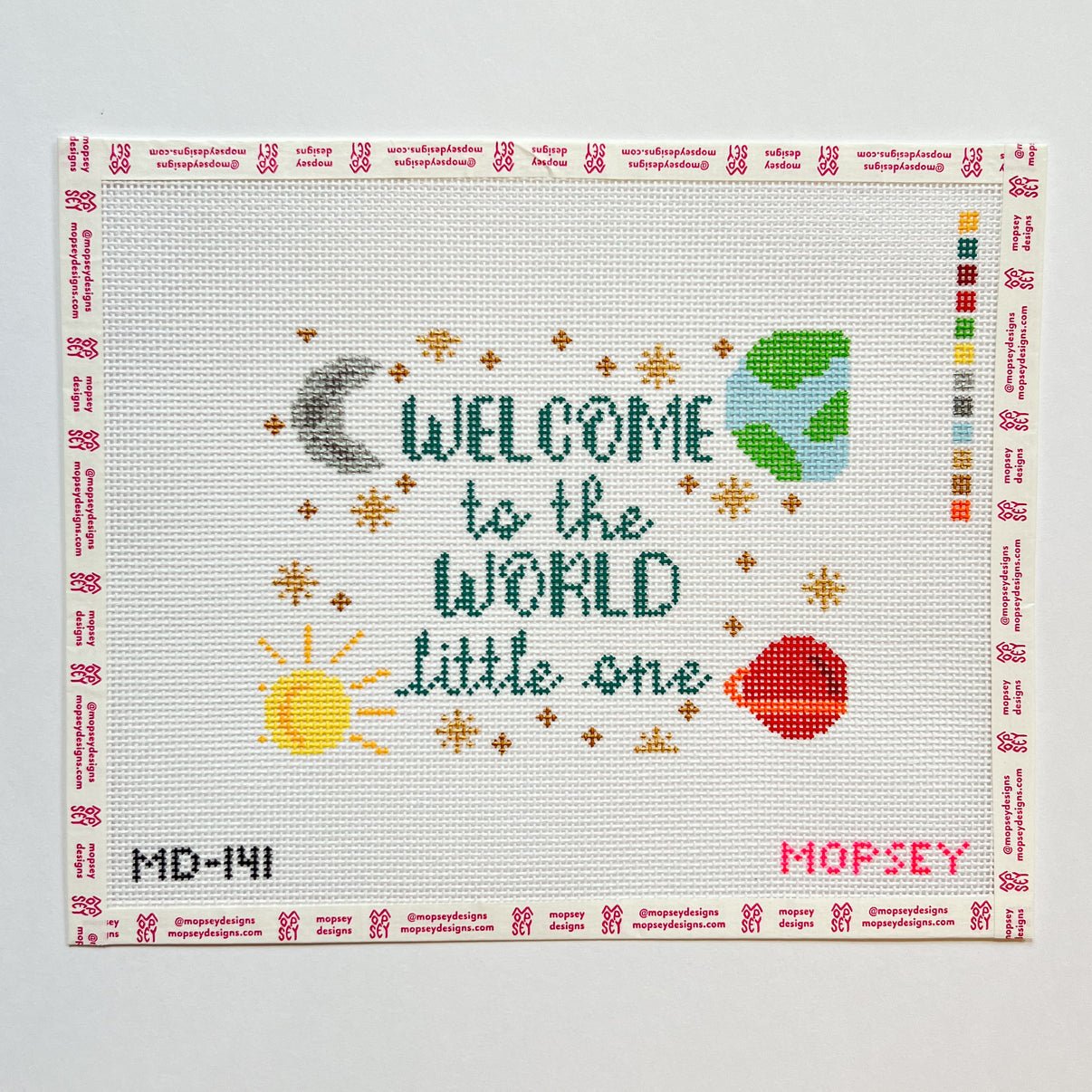 Welcome to the World Needlepoint Mesh 13ct - homesewn