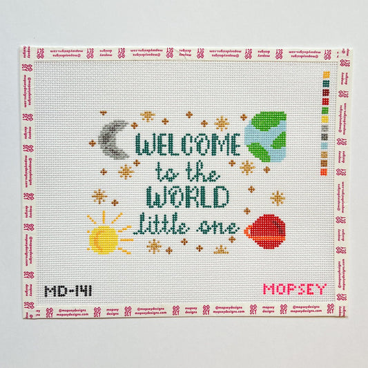 Welcome to the World Needlepoint Mesh 13ct - homesewn