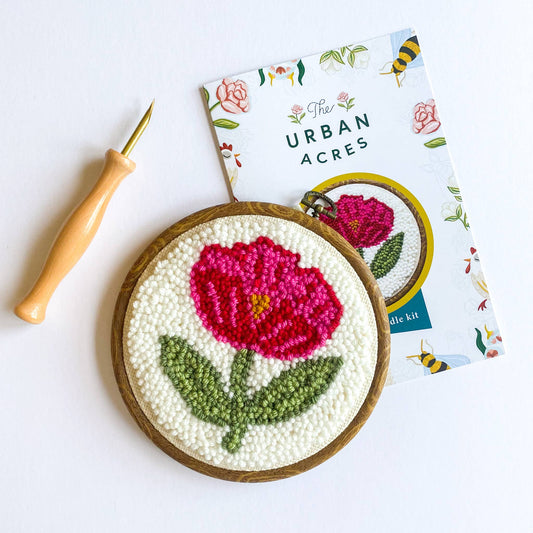 Wildflower Begin To Punch Needle Kit - homesewn