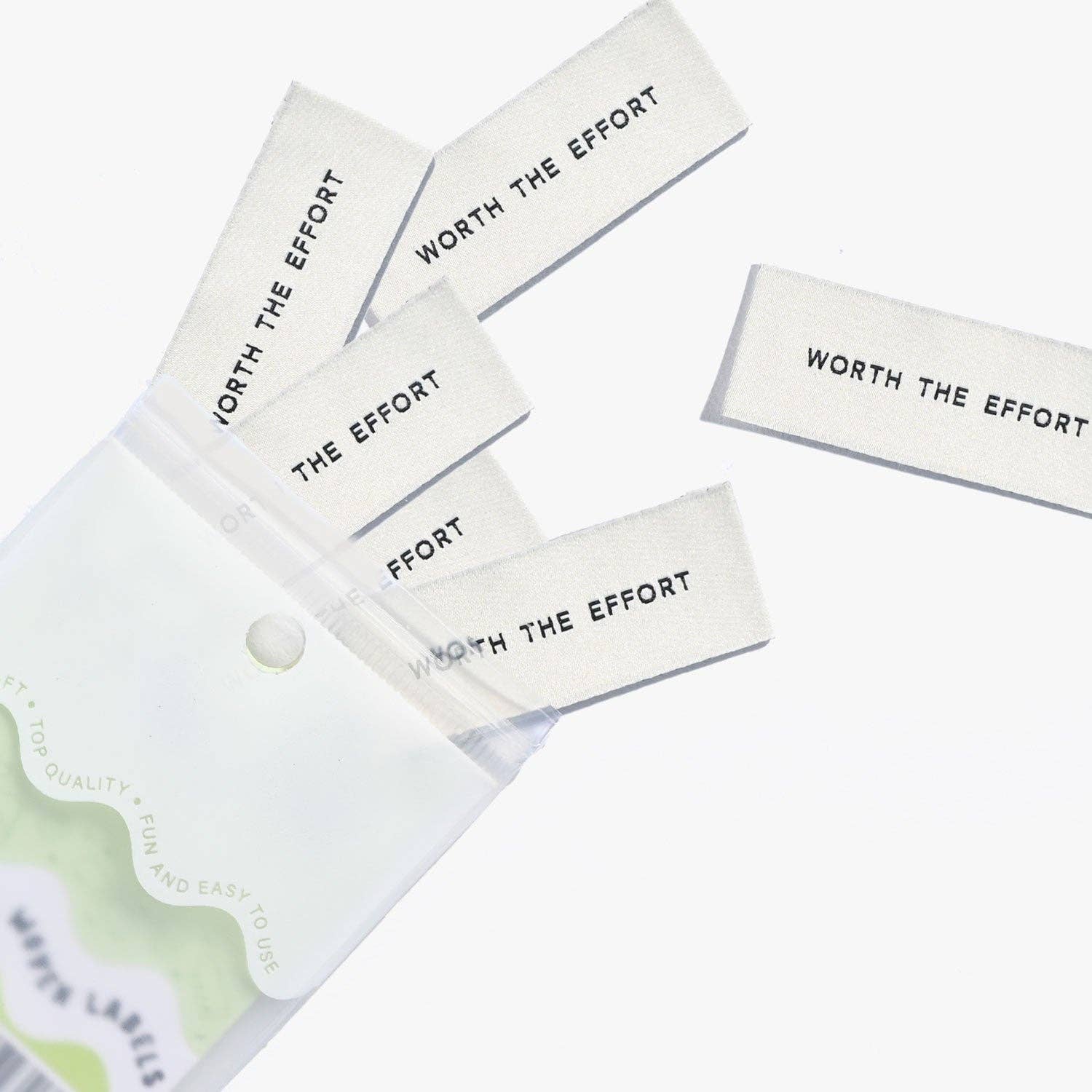 Worth The Effort Sewing Labels | Pack of 10 by KATM - homesewn