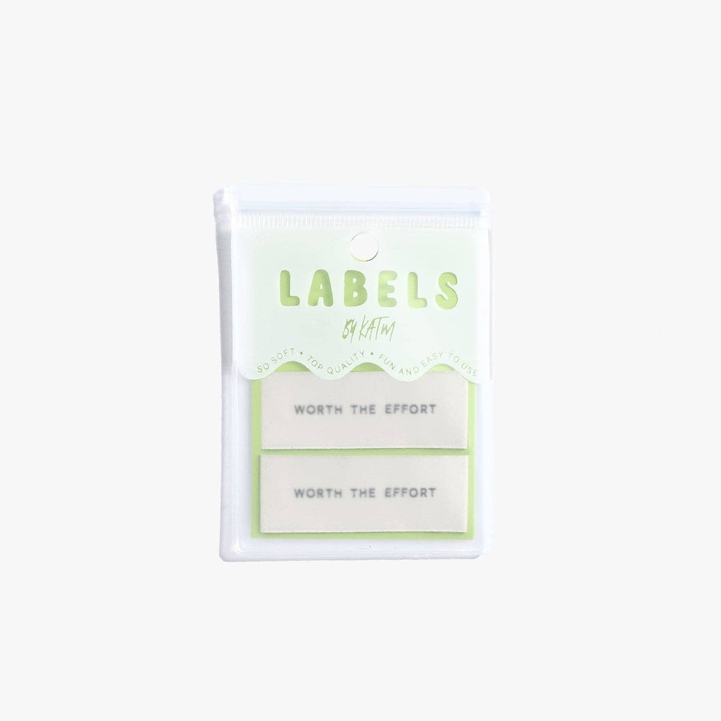 Worth The Effort Sewing Labels | Pack of 10 by KATM - homesewn